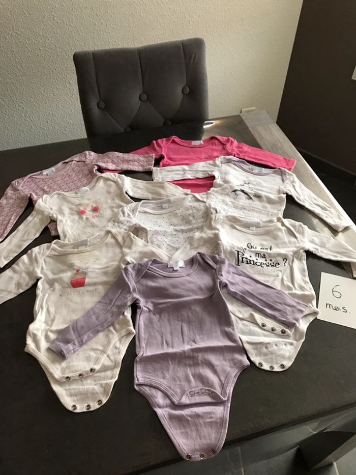 Lot 8 body manches longues