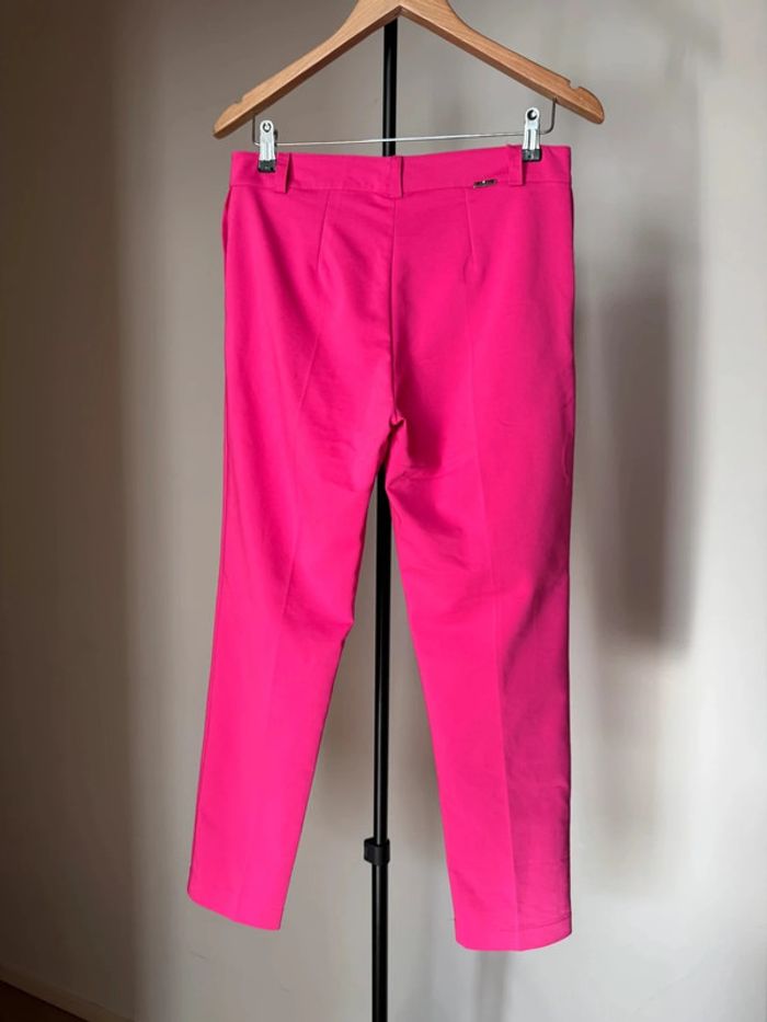 Pantalon droit ajusté rose 38 - photo numéro 6