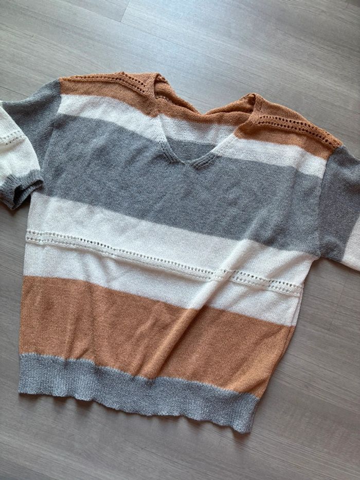 Haut t-shirt femme en maille