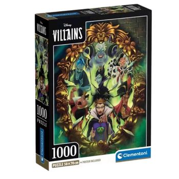 Puzzle 1000 pièces Disney Villains - Disney - NEUF