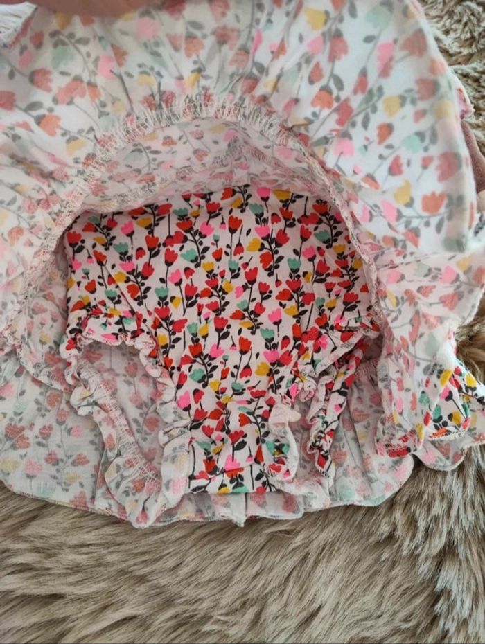 Ensemble ete débardeur jupe bébé reve 6 mois - photo numéro 6