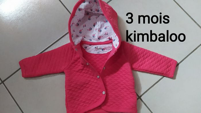 Gilet à capuche 3 mois kimbaloo