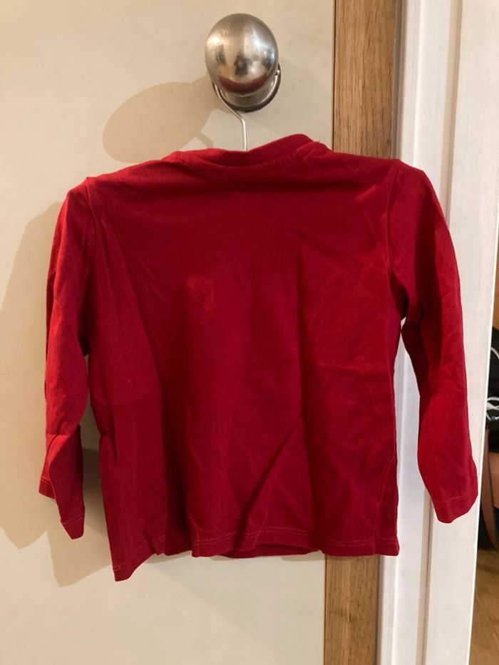 Tee shirt rouge taille 18 mois - photo numéro 4