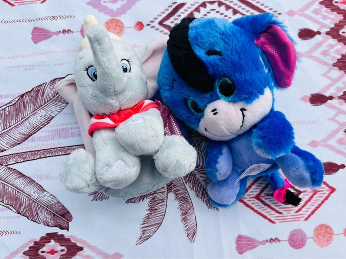 Lot peluches Disney dumbo et bourriquet - photo numéro 3