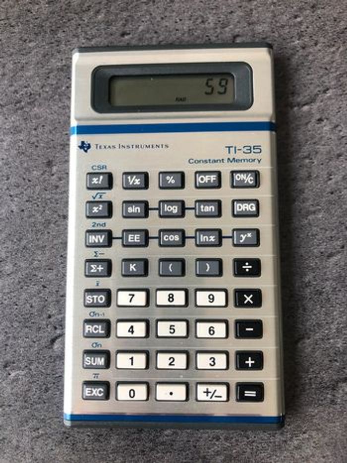 Calculatrice vintage TI-35 - photo numéro 7