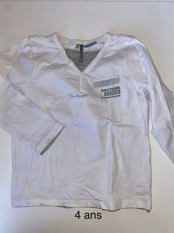 Tee shirt 4 ans
