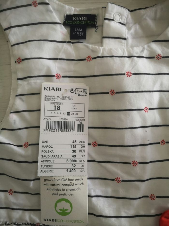 Robe neuve taille 18 mois - photo numéro 3