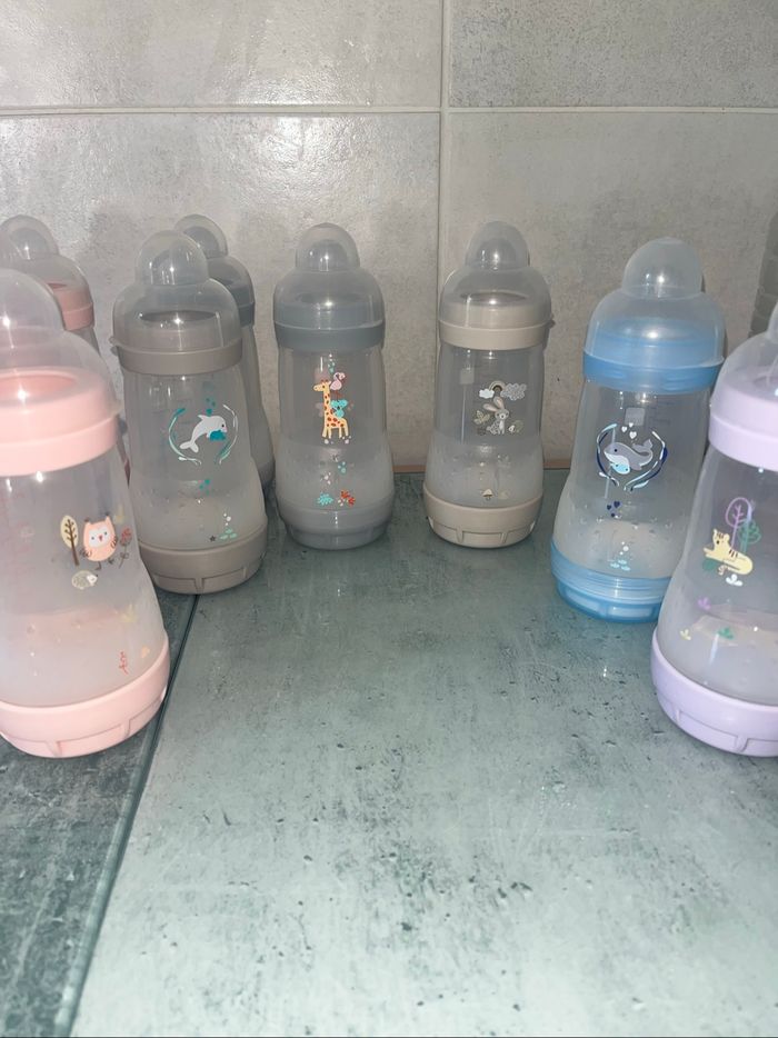 Lot de 10 biberons MAM - 260 Ml - photo numéro 2