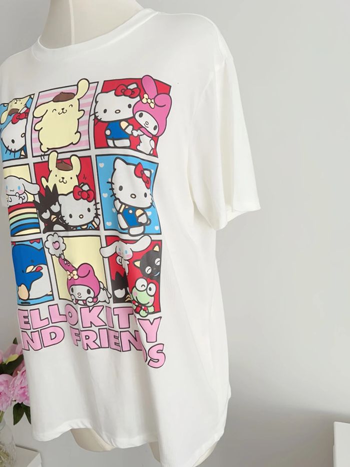 Top T-shirt style Oversize Sanrio Family Hello Kitty Melody Cinnamoroll Pompompurin - photo numéro 6