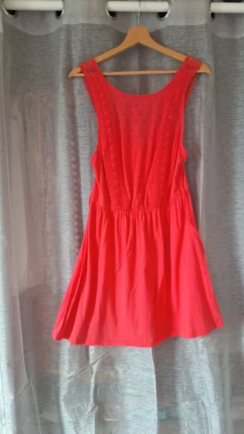 Robe d'été corail