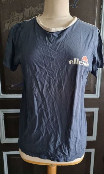 T-shirt marine Ellesse taille S mixte