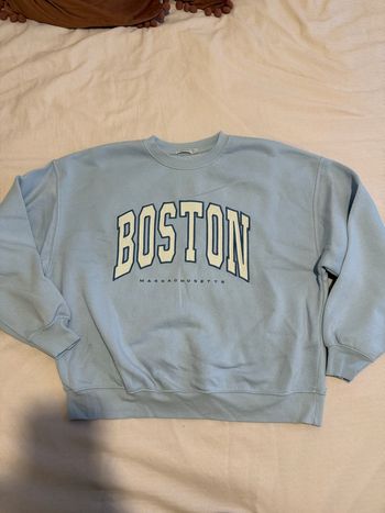 Sweat-shirt bleu clair