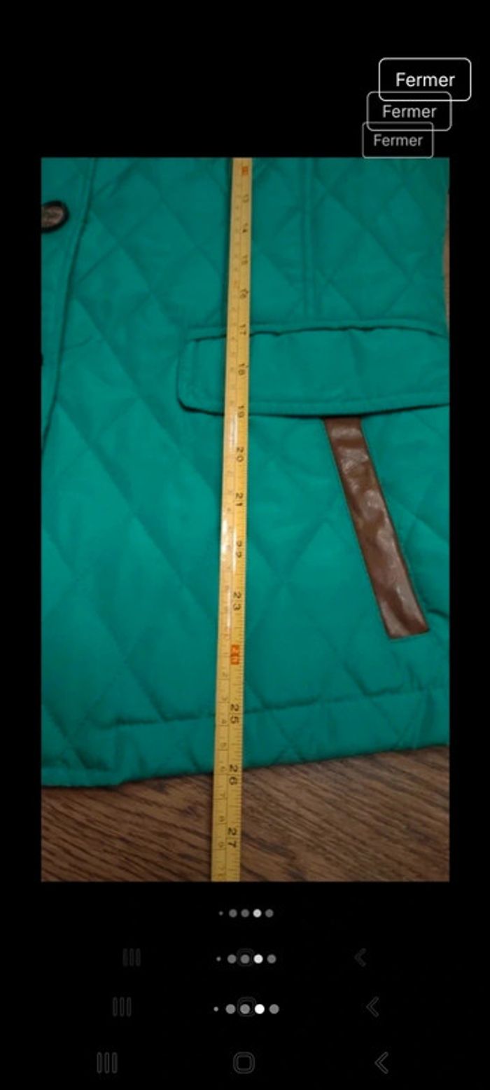Veste coupe vent verte Clarina taille 42 - photo numéro 19