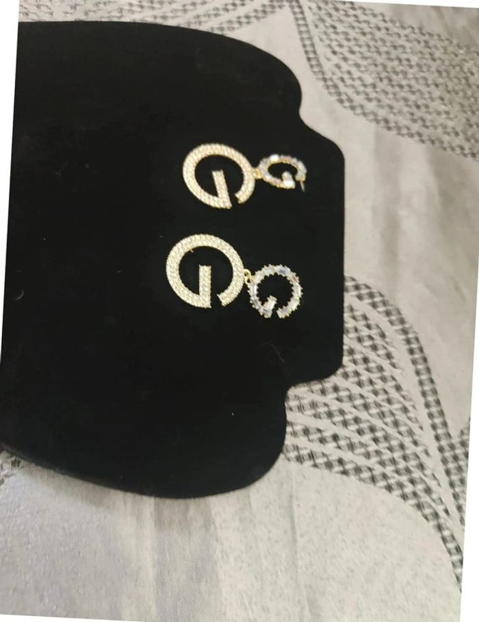 Boucles d'oreilles Double G - photo numéro 6
