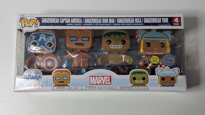 [Funko pop] Figurine Marvel Gingerbread 4 pack