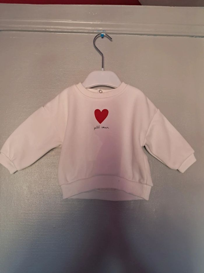 Pull petit cœur