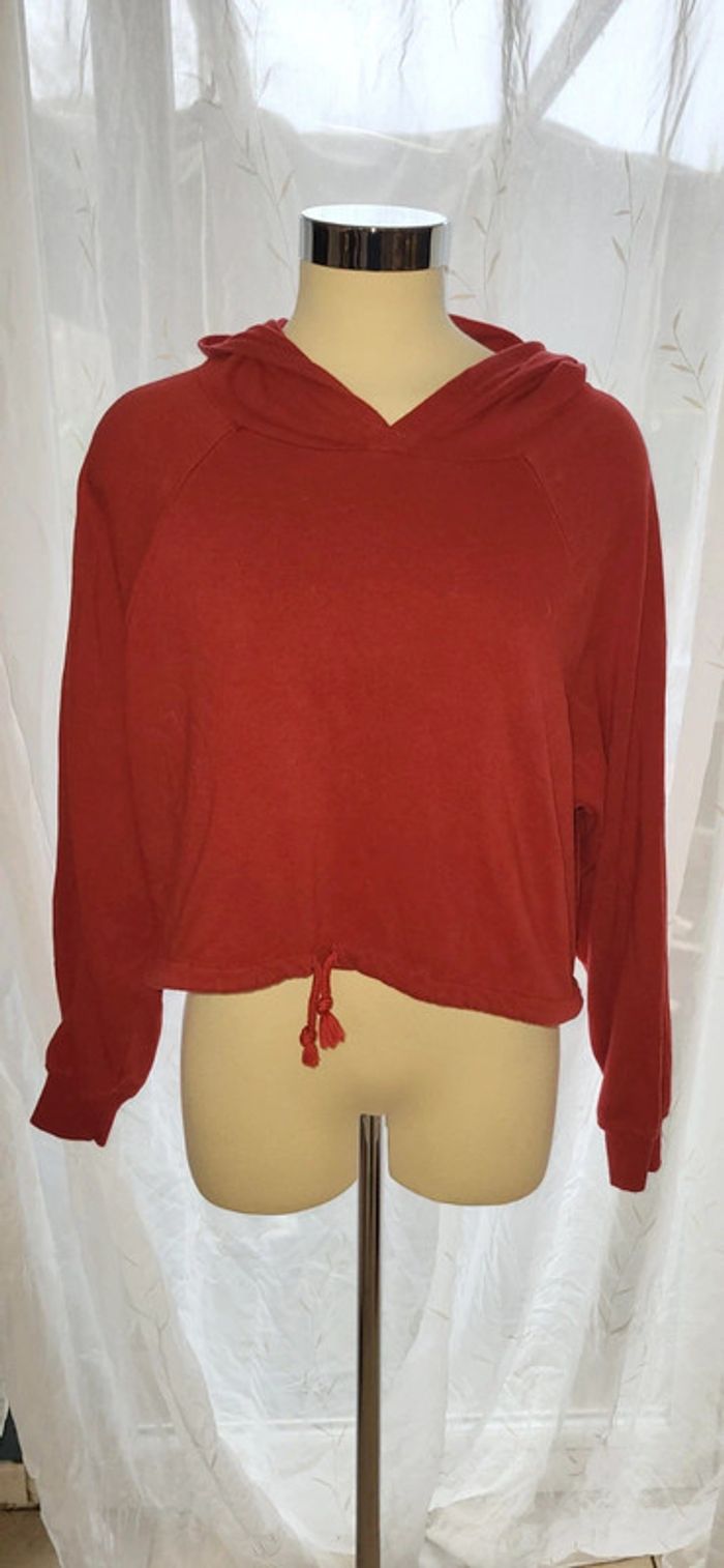 Sweat à capuche court H&M taille M