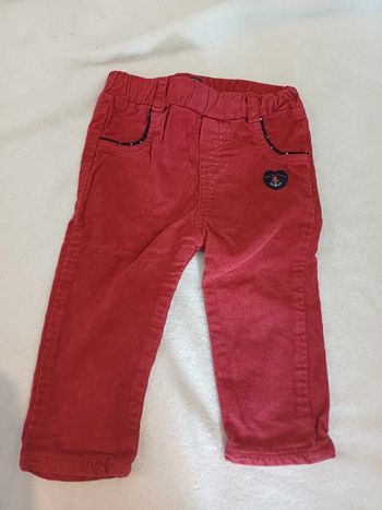 Pantalon velours 9 mois