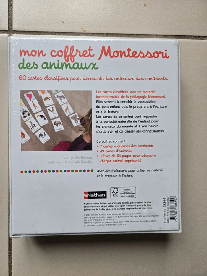 Jeux animaux montessori - photo numéro 2