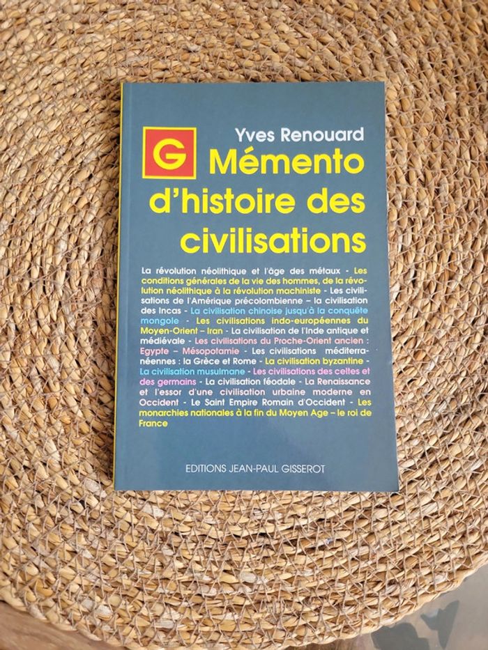 Mémento d histoire des civilisations