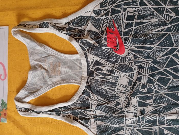 Débardeur blanc et bleu Nike Taille XS/S - photo numéro 3