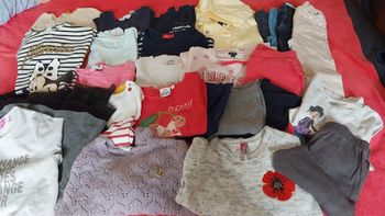 1 lot 26 vêtements 6 ans fille
