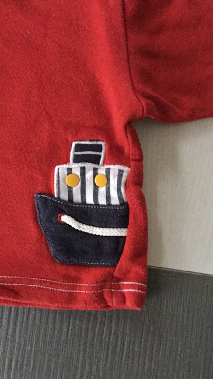 Sweat shirt Poupinet 24m rouge - photo numéro 2