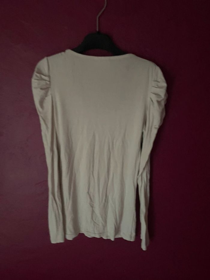 T-shirt beige manches longues Taille 34/XS Jennyfer - photo numéro 4