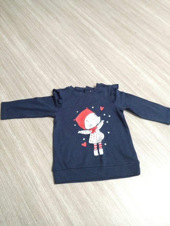 Tee shirt manches longues, 18 mois