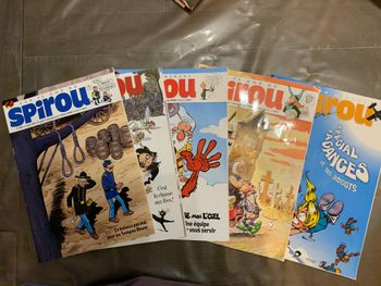 Lot de 5 Spirou