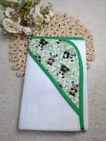 Cape de bain motif panda