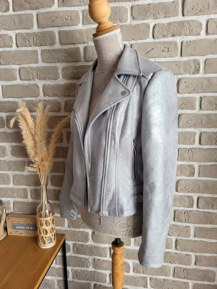 Perfecto argenté Morgan - Neuf - photo numéro 18