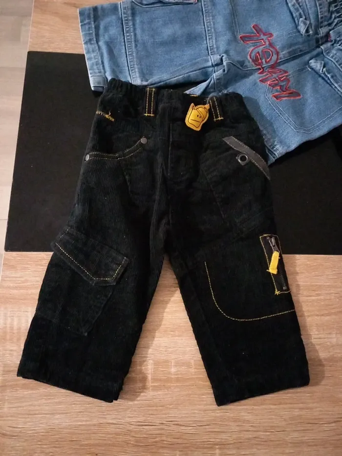 Lot 4 pantalons garçon 12 mois - photo numéro 13