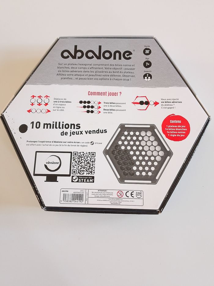 Abalone Asmodée complet - photo numéro 3