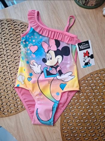 Maillot de bain Minnie Disney fille – 3/4 ans – neuf avec étiquette
