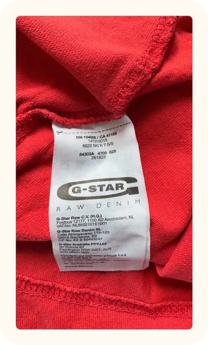 Tee shirt homme G-star Taille S - photo numéro 6