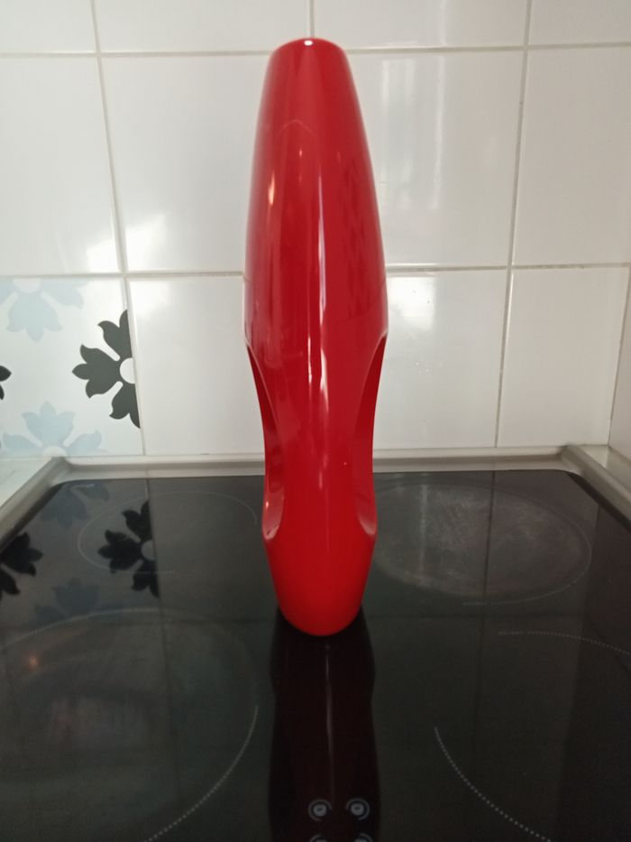 Vase céramique rouge - photo numéro 4