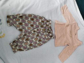 Pantalon teeshirt Kiabi 1 mois