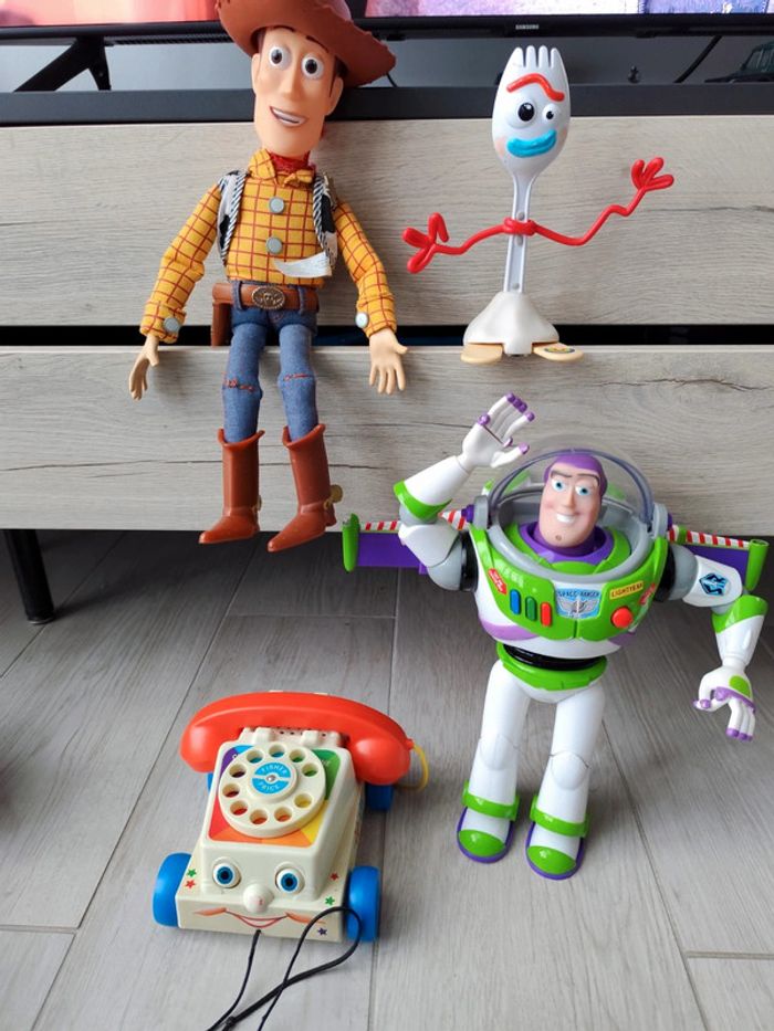 Lot toy story buzz Woody fourchette téléphone