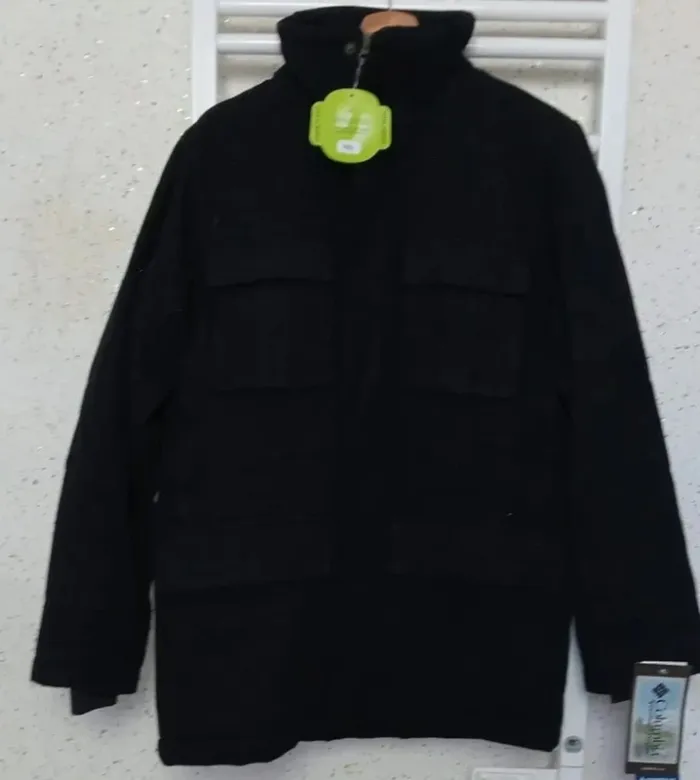 Veste noire 70 % Laine Columbia Taille S - photo numéro 2