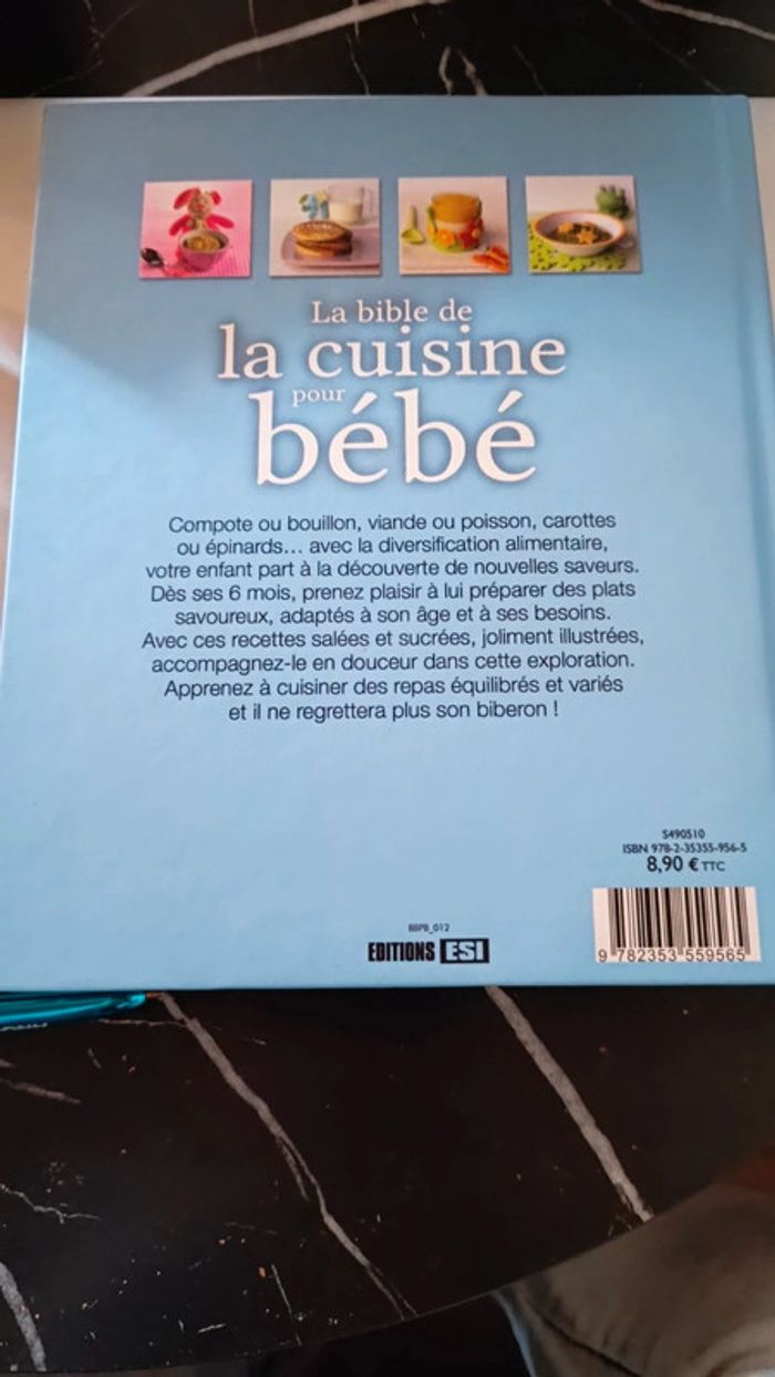 Livre de cuisine pour bébé - photo numéro 2