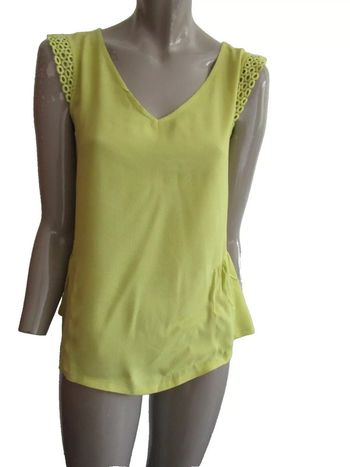 top tunique en 60%viscose marque charlior taille indiquée S = 36/38