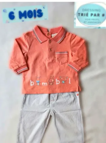 Tenue  fille 6 mois  mi  saison