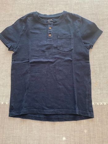 T shirt manches courtes marine Kiabi 6 ans