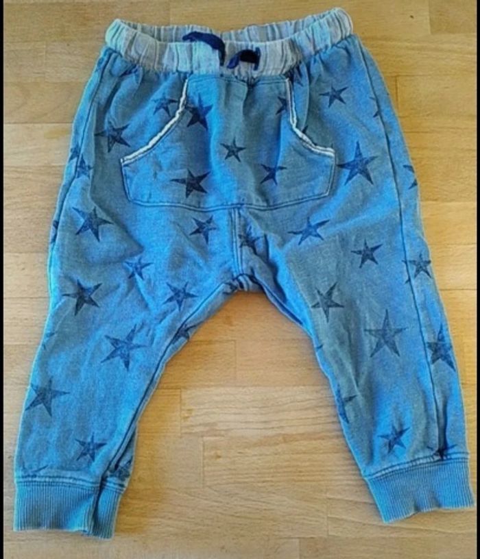 Lot 2 pantalons zara 9/12 mois - photo numéro 2
