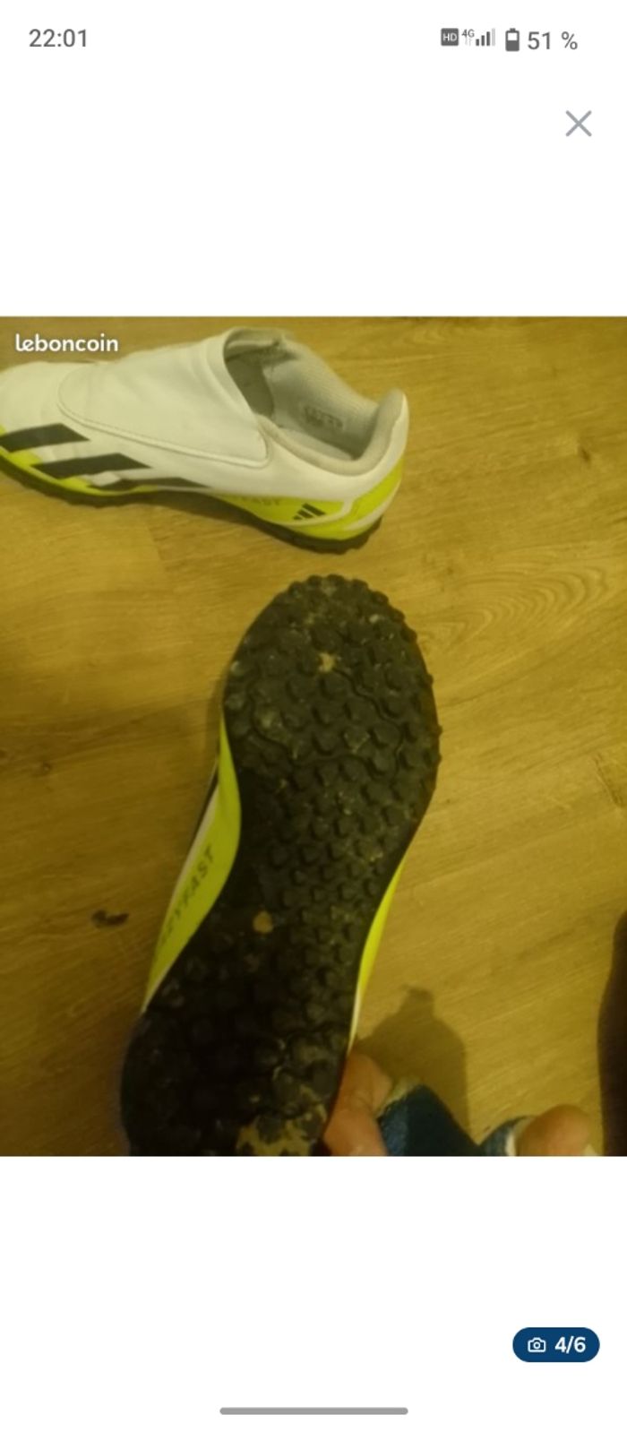 Chaussures de foot salle - photo numéro 3