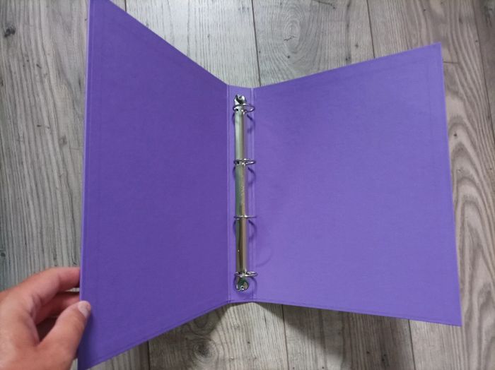 Grand classeur Exacompta violet neuf - photo numéro 4