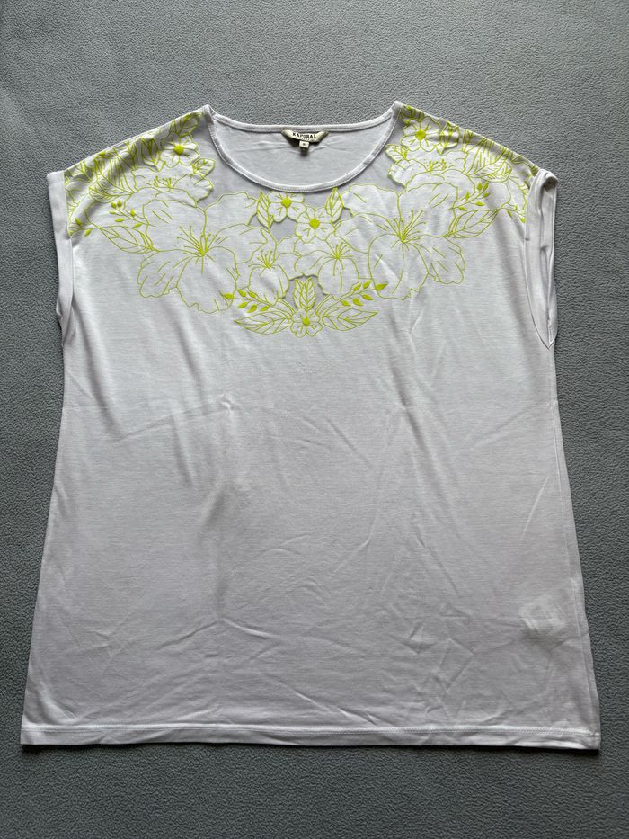 Ensemble Kaporal blanc et jaune - photo numéro 2