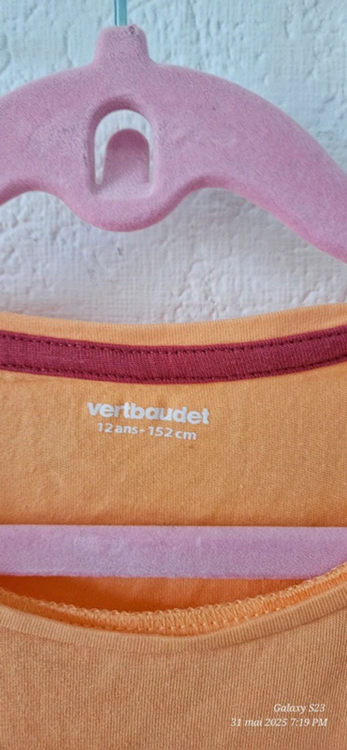 T.shirt manches courtes imprimé pâquerettes 12A - photo numéro 4