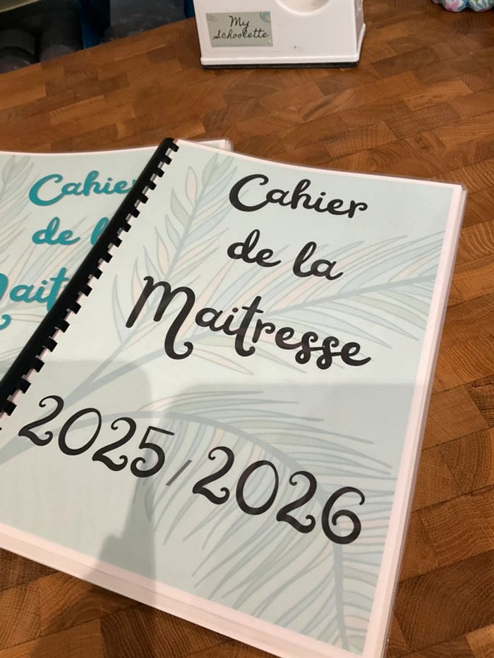 Cahier de la maîtresse édition 2025 2026 160 pages - photo numéro 2